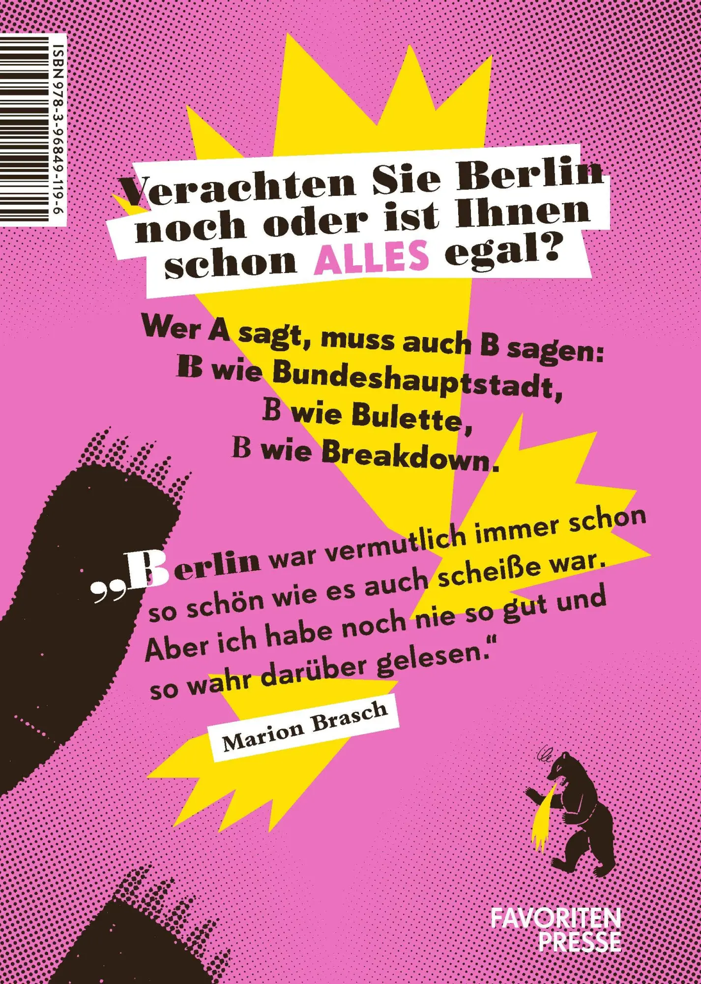 Rückseite: 9783968491196 | Berlin-Beschimpfung | Björn Kuhligk | Buch | 64 S. | Deutsch | 2024