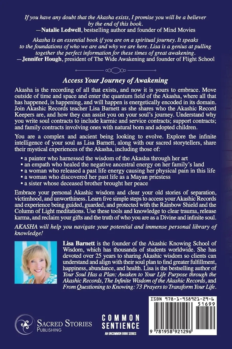 Rückseite: 9781958921296 | Akasha | Lisa Barnett | Taschenbuch | Englisch | 2023