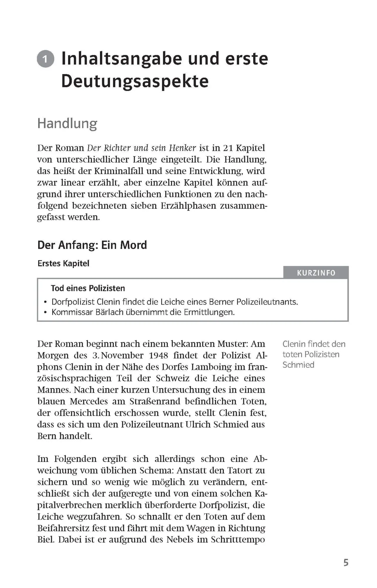 Bild: 9783129231296 | Klett Lektürehilfen Friedrich Dürrenmatt, "Der Richter und sein...