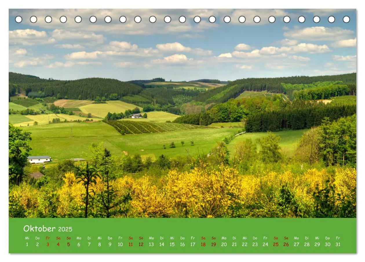 Bild: 9783435211296 | Bergisches Land (Tischkalender 2025 DIN A5 quer), CALVENDO...