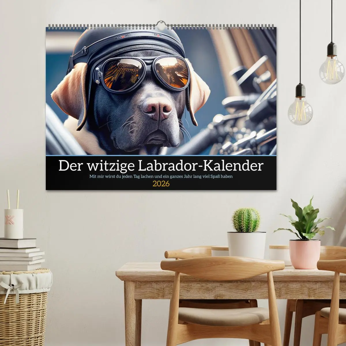 Bild: 9783457541296 | Der witzige Labrador-Kalender (Wandkalender 2026 DIN A2 quer),...