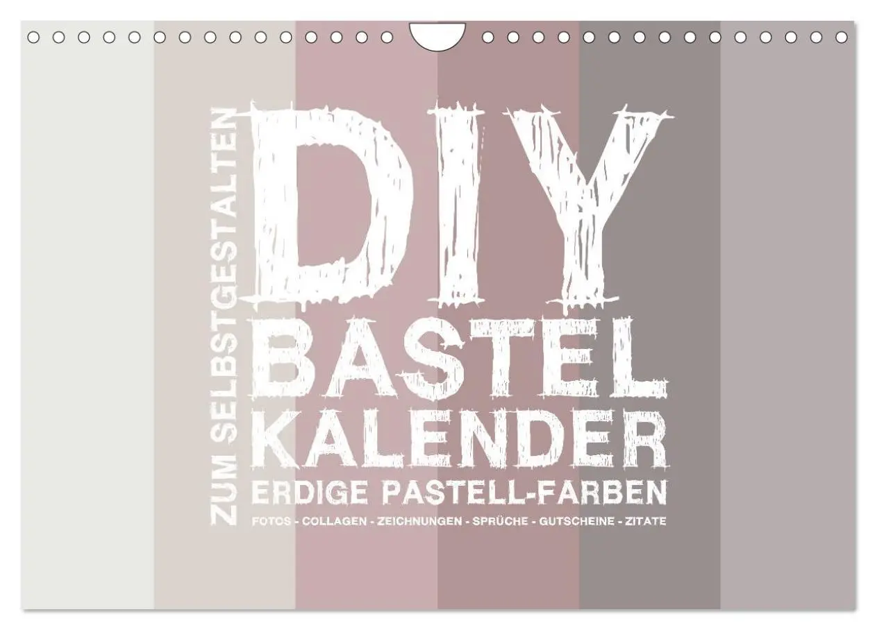 Cover: 9783457781296 | DIY Bastel-Kalender -Erdige Pastell Farben- Zum Selbstgestalten...