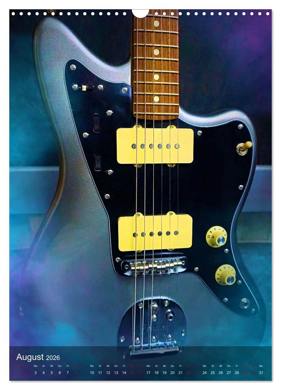 Bild: 9783516321296 | Magische Gitarren (Wandkalender 2026 DIN A3 hoch), CALVENDO...