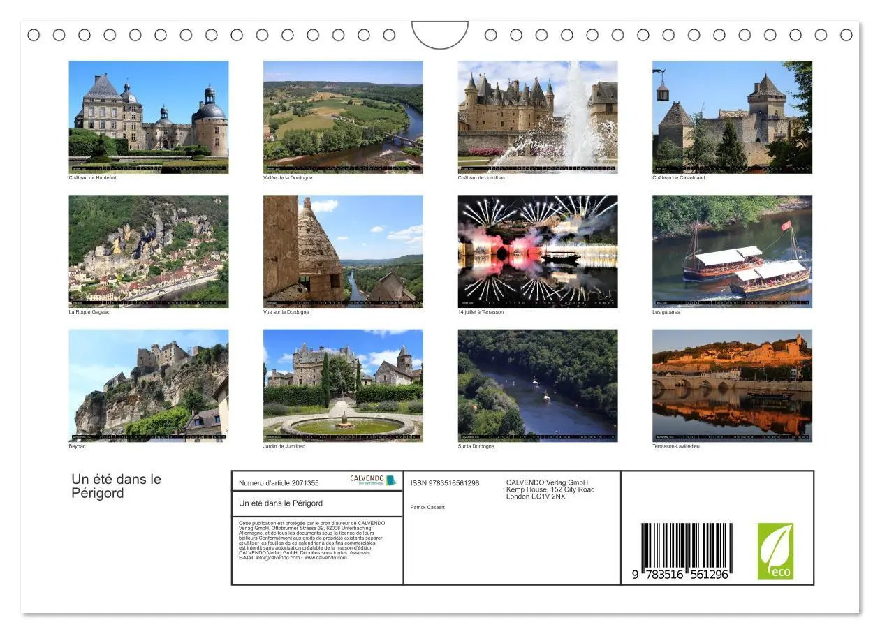 Bild: 9783516561296 | Un été dans le Périgord (Calendrier mural 2026 DIN A4 vertical),...