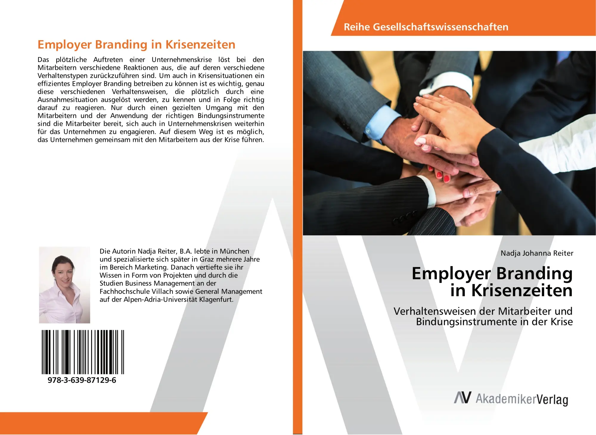 Cover: 9783639871296 | Employer Branding in Krisenzeiten | Nadja Johanna Reiter | Taschenbuch