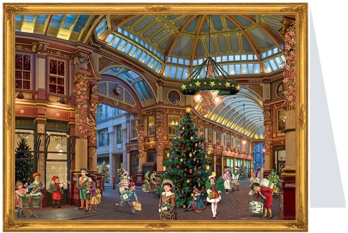 Cover: 4025985401396 | Postkarten-Adventskalender "Christmas Shopping" | Merkamp | Kalender