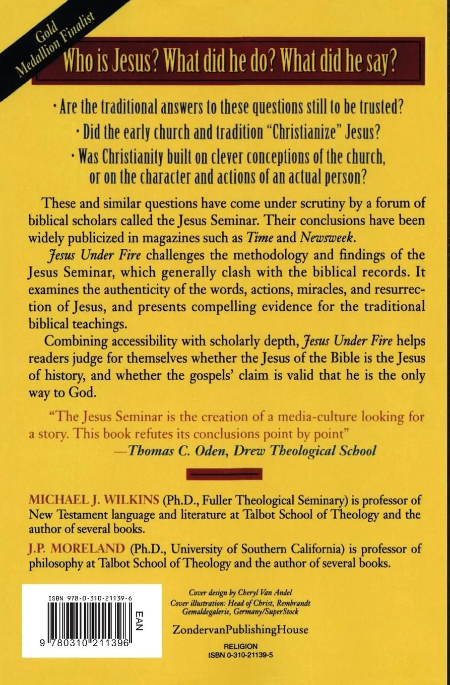 Rückseite: 9780310211396 | Jesus Under Fire | Modern Scholarship Reinvents the Historical Jesus