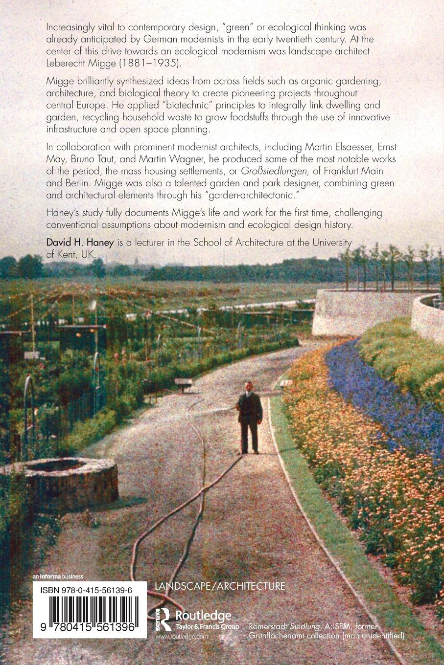 Rückseite: 9780415561396 | When Modern Was Green | David Haney | Taschenbuch | Englisch | 2010