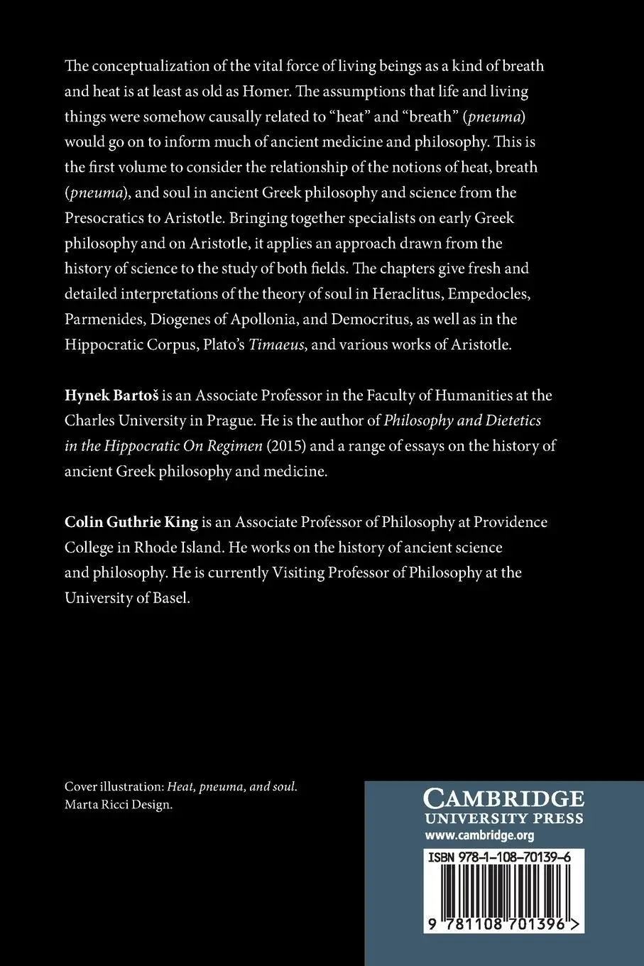 Rückseite: 9781108701396 | Heat, Pneuma, and Soul in Ancient Philosophy and Science | Taschenbuch