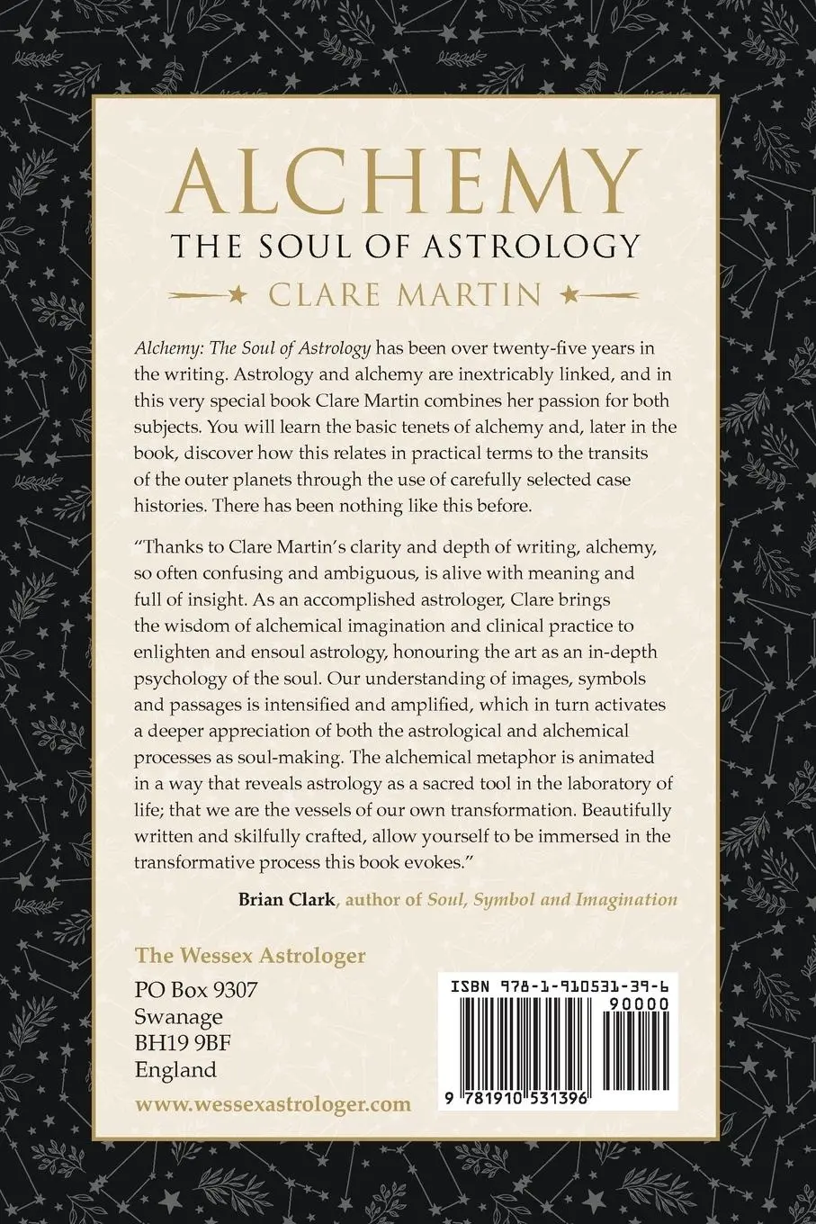 Rückseite: 9781910531396 | Alchemy | The Soul of Astrology | Clare Martin | Taschenbuch | 2020