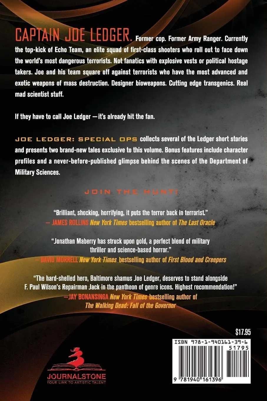 Rückseite: 9781940161396 | Joe Ledger | Special Ops | Jonathan Maberry | Taschenbuch | Englisch