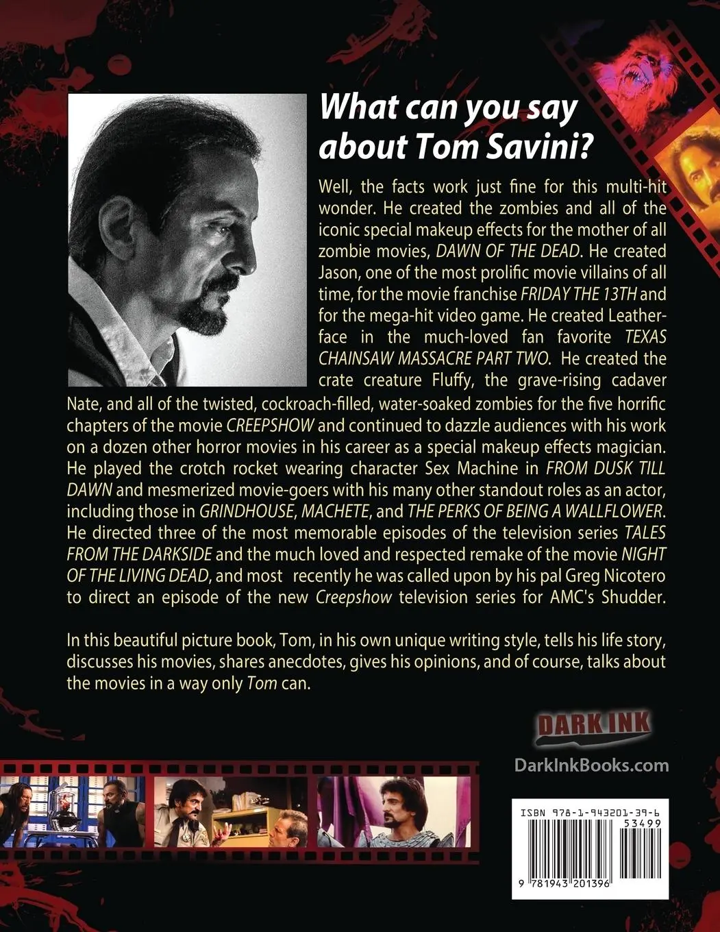 Rückseite: 9781943201396 | Savini | The Biography | Tom Savini | Taschenbuch | Englisch | 2020