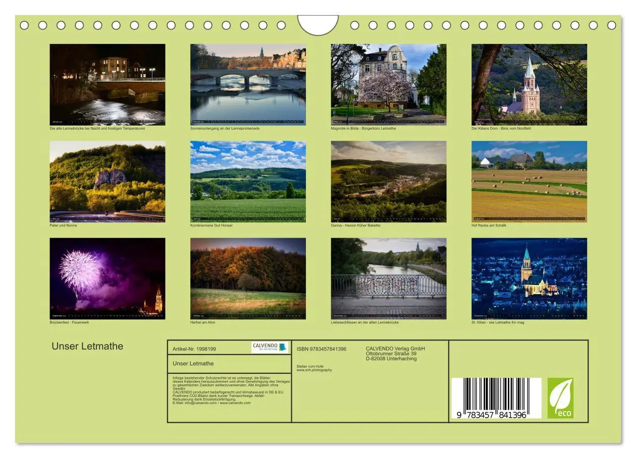 Bild: 9783457841396 | Unser Letmathe (Wandkalender 2026 DIN A4 quer), CALVENDO...