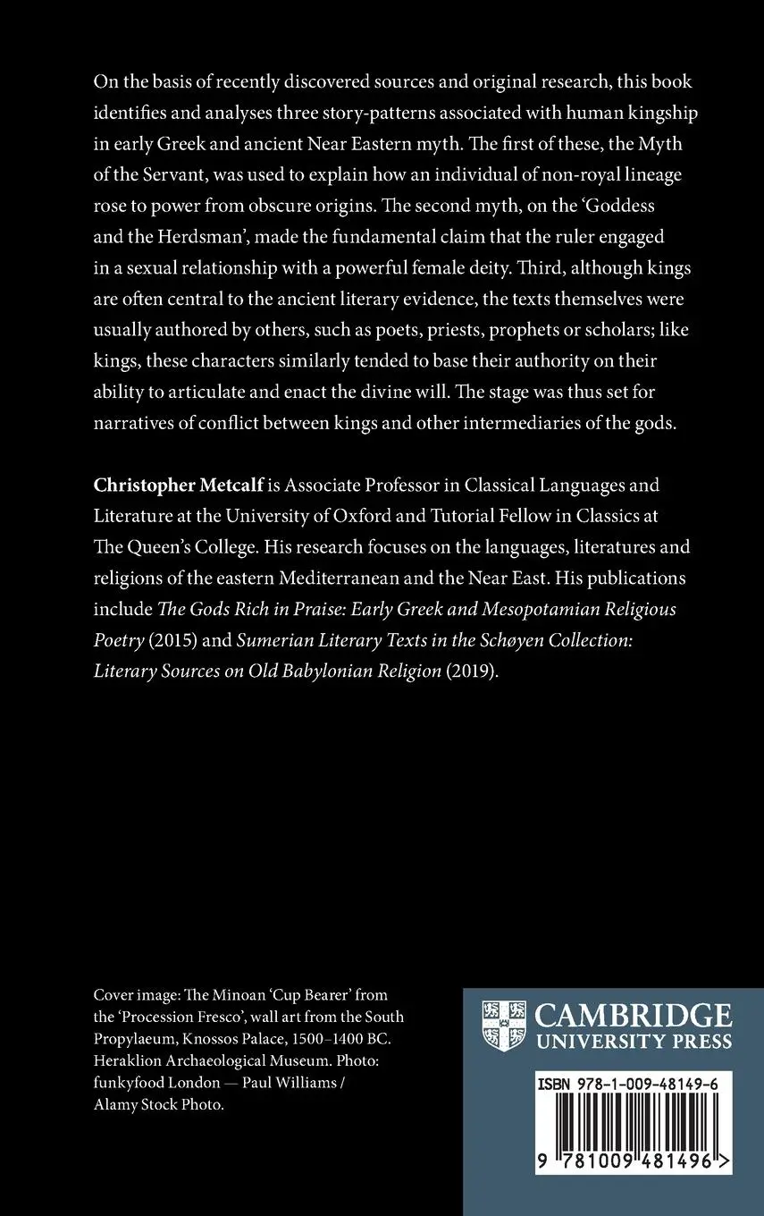 Rückseite: 9781009481496 | Three Myths of Kingship in Early Greece and the Ancient Near East