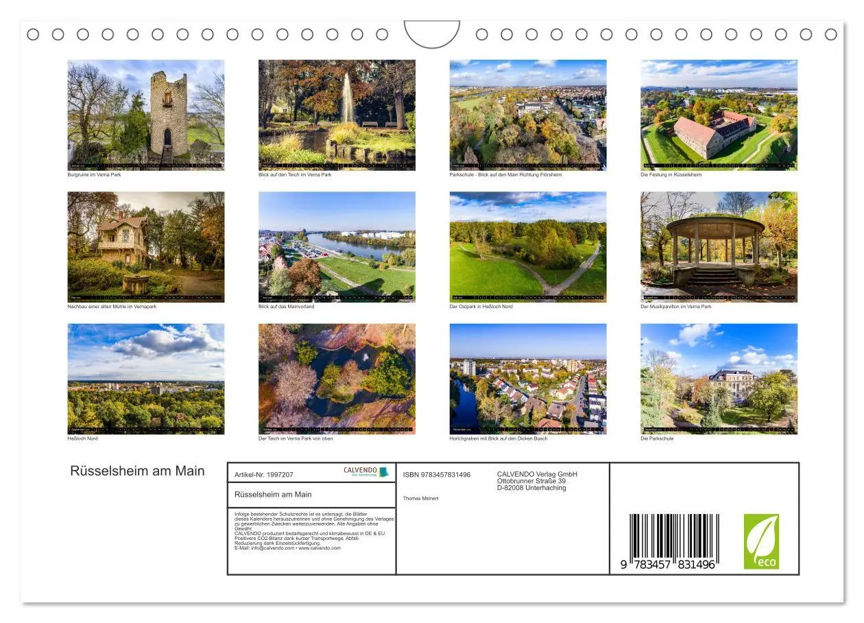 Bild: 9783457831496 | Rüsselsheim am Main (Wandkalender 2026 DIN A4 quer), CALVENDO...