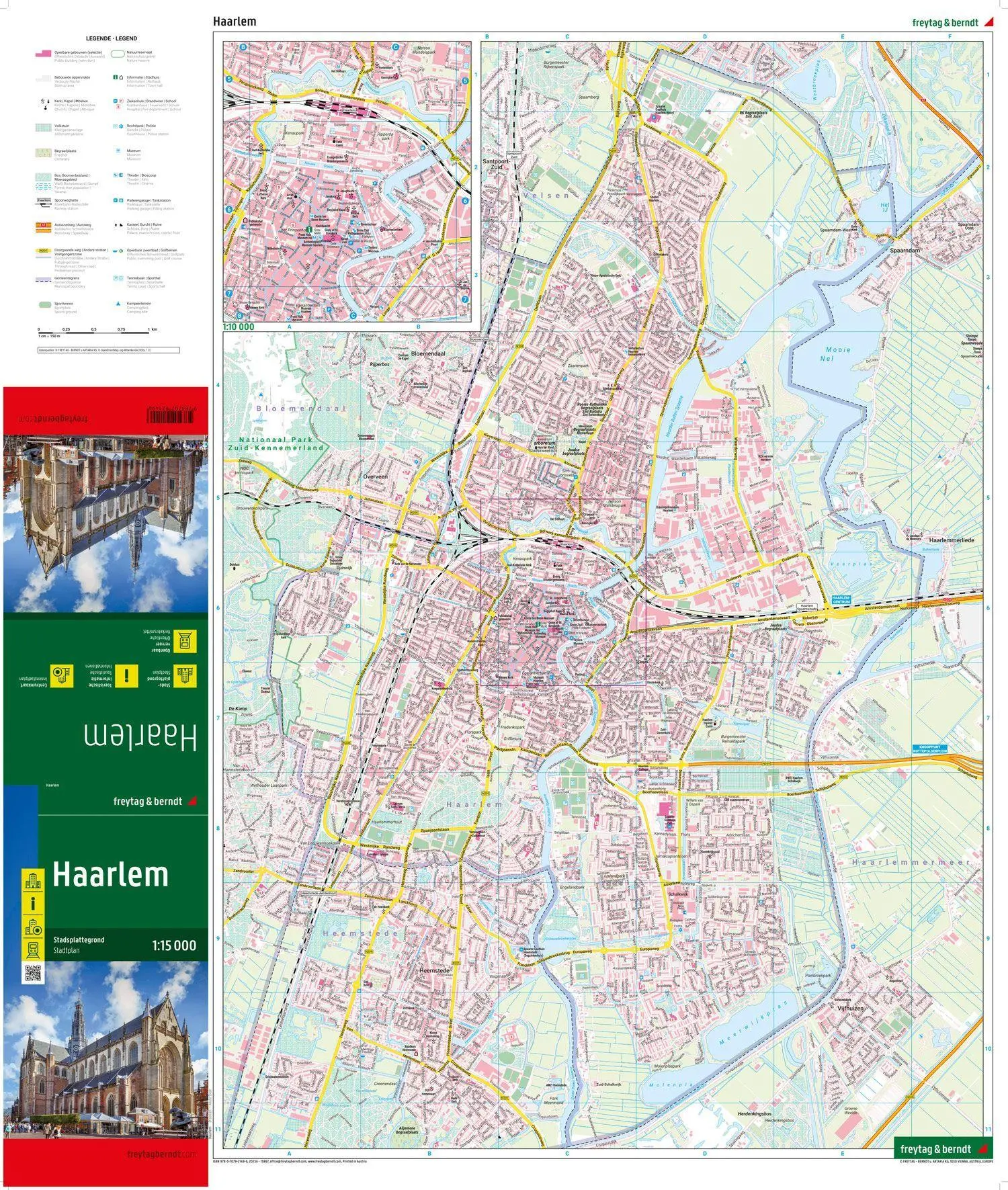 Bild: 9783707921496 | Haarlem, Stadtplan 1:20.000, freytag &amp; berndt | (Land-)Karte | Deutsch
