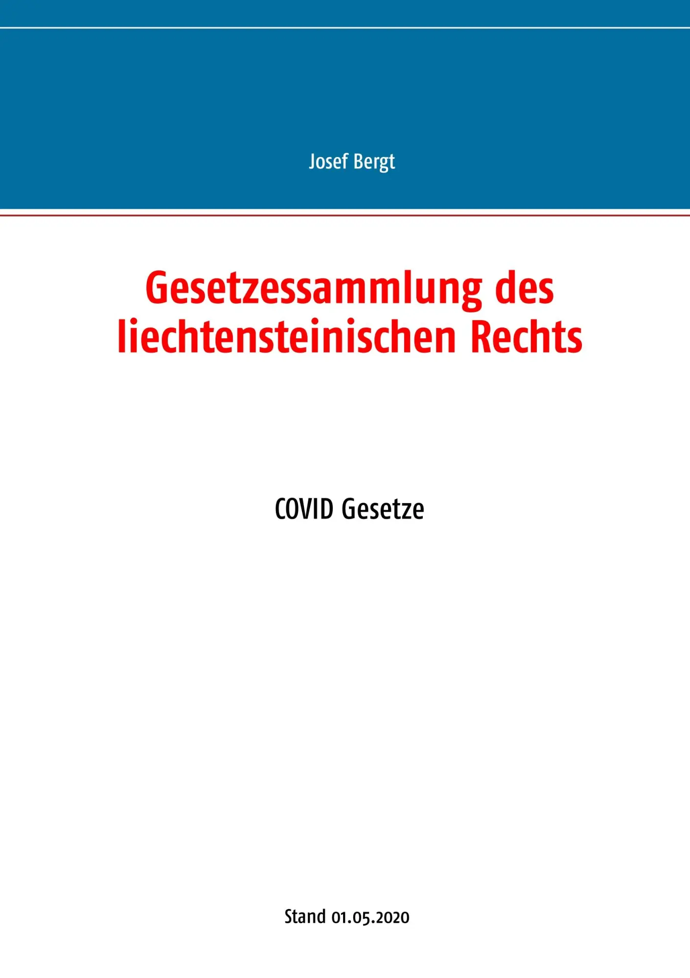 Cover: 9783751931496 | Gesetzessammlung des liechtensteinischen Rechts | COVID Gesetze | Buch