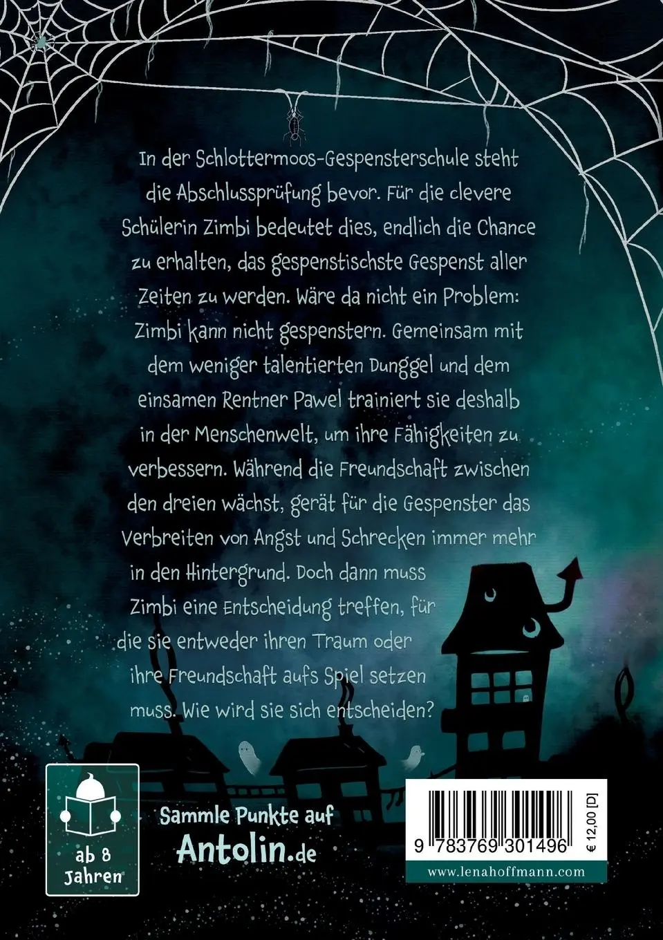 Rückseite: 9783769301496 | Die Schlottermoos-Gespensterschule - Zimbis Prüfung | L. T. Hoffmann