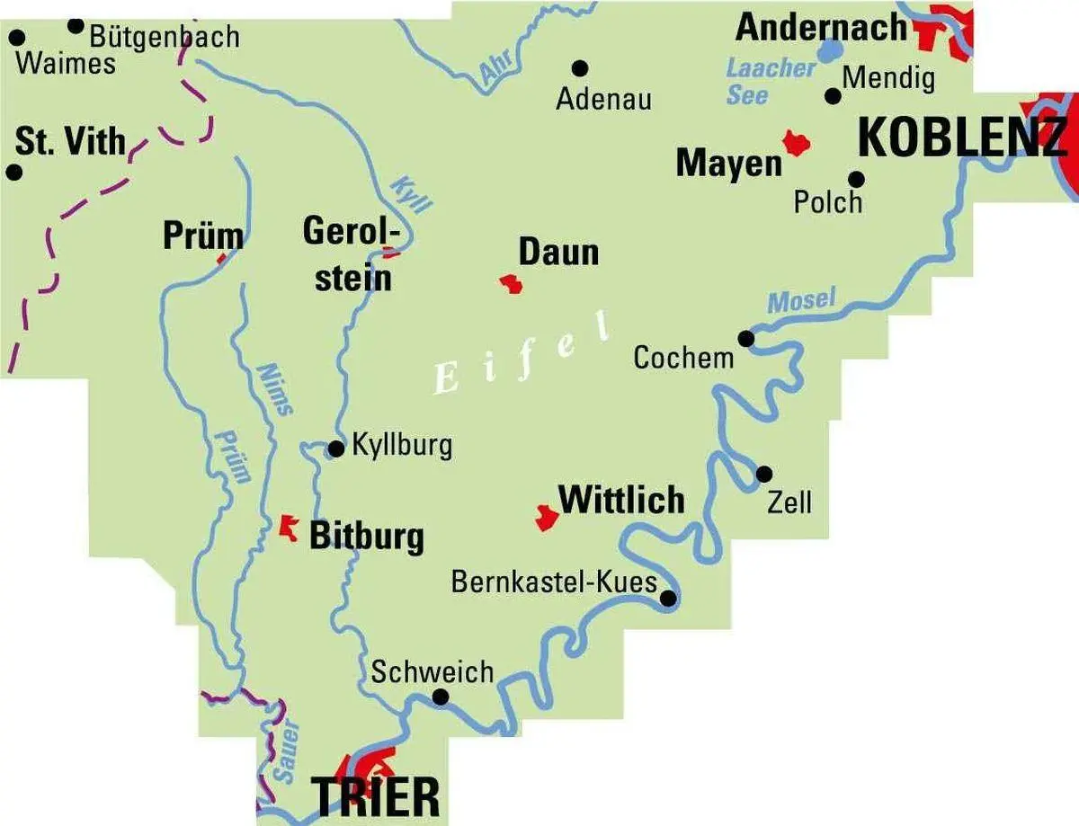 Bild: 9783969901496 | ADFC-Regionalkarte Eifel/ Mosel, 1:75.000, mit...