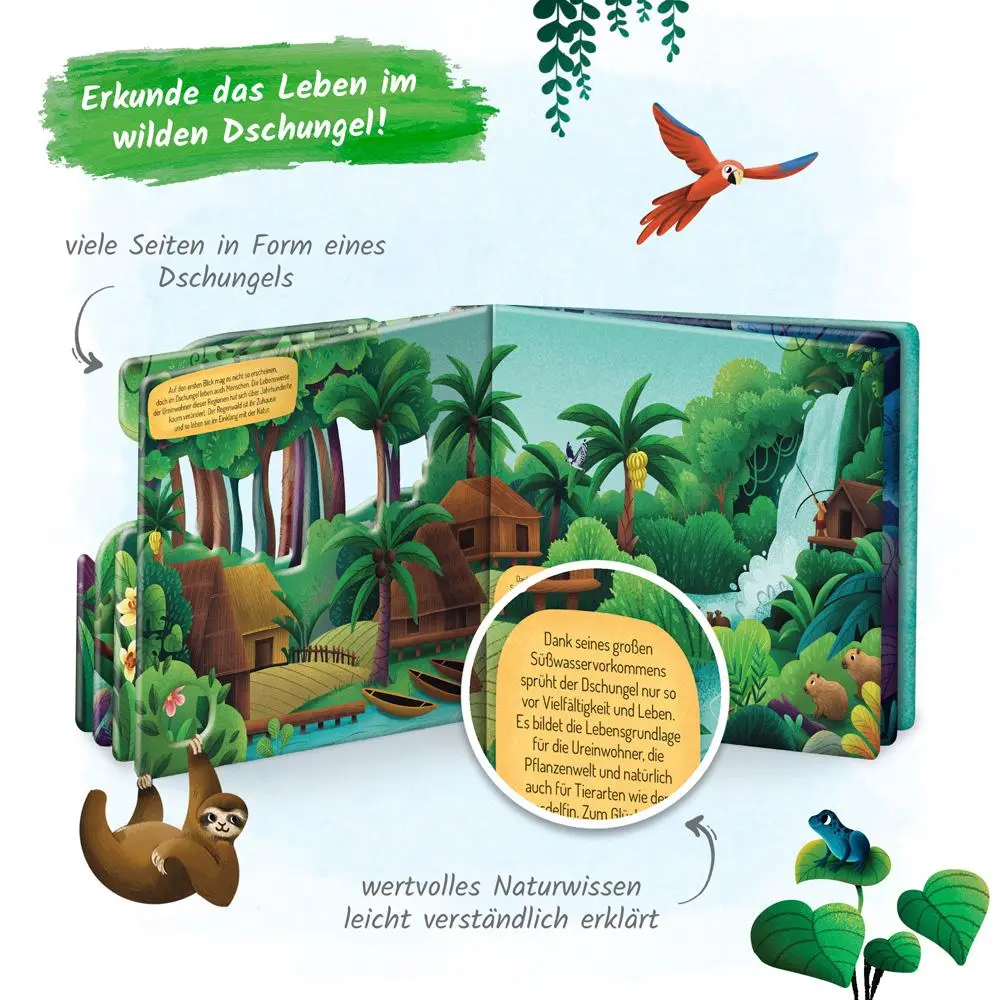 Bild: 9783988021496 | Trötsch Fensterbuch Im Dschungel | Trötsch Verlag GmbH &amp; Co. KG | Buch