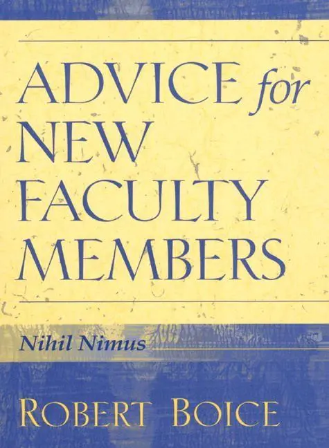 Cover: 9780205281596 | Advice for New Faculty Members | Robert Boice | Taschenbuch | Englisch