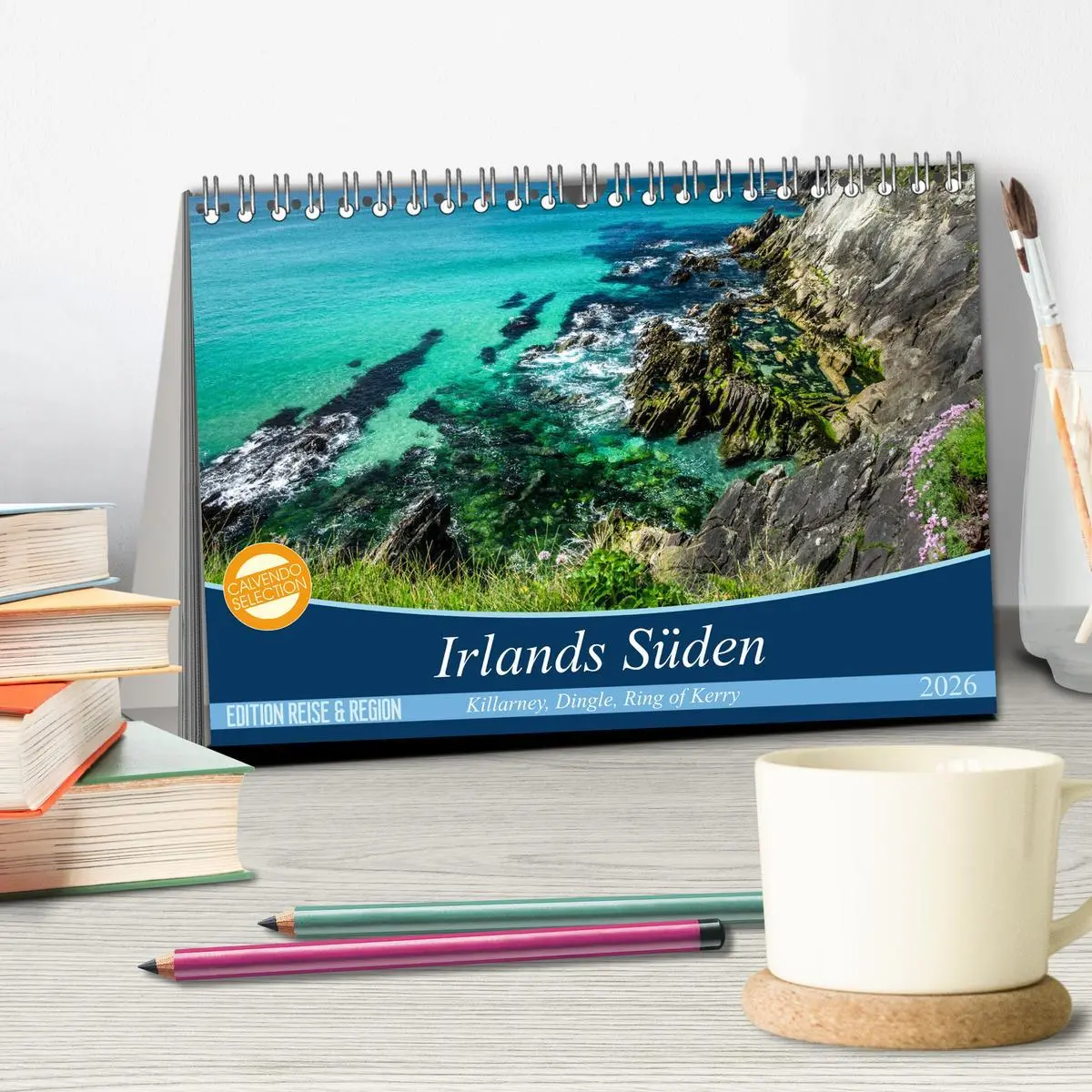 Bild: 9783457751596 | Irlands fanzinierender Süden (Tischkalender 2026 DIN A5 quer),...