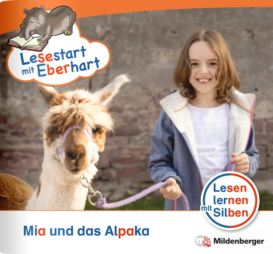 Cover: 9783619041596 | Lesestart mit Eberhart: Mia und das Alpaka | Drecktrah (u. a.) | 16 S.