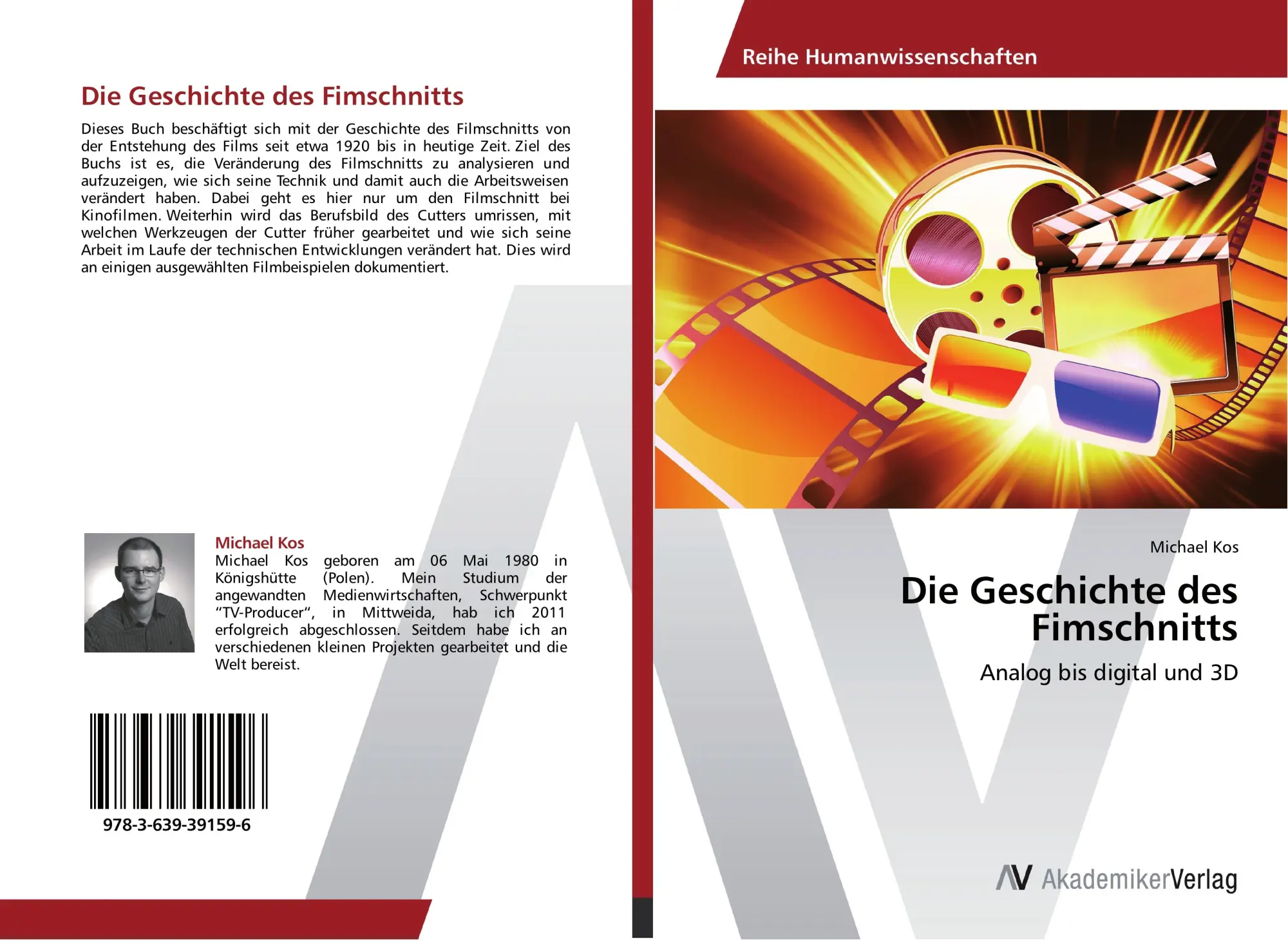 Cover: 9783639391596 | Die Geschichte des Fimschnitts | Analog bis digital und 3D | Kos