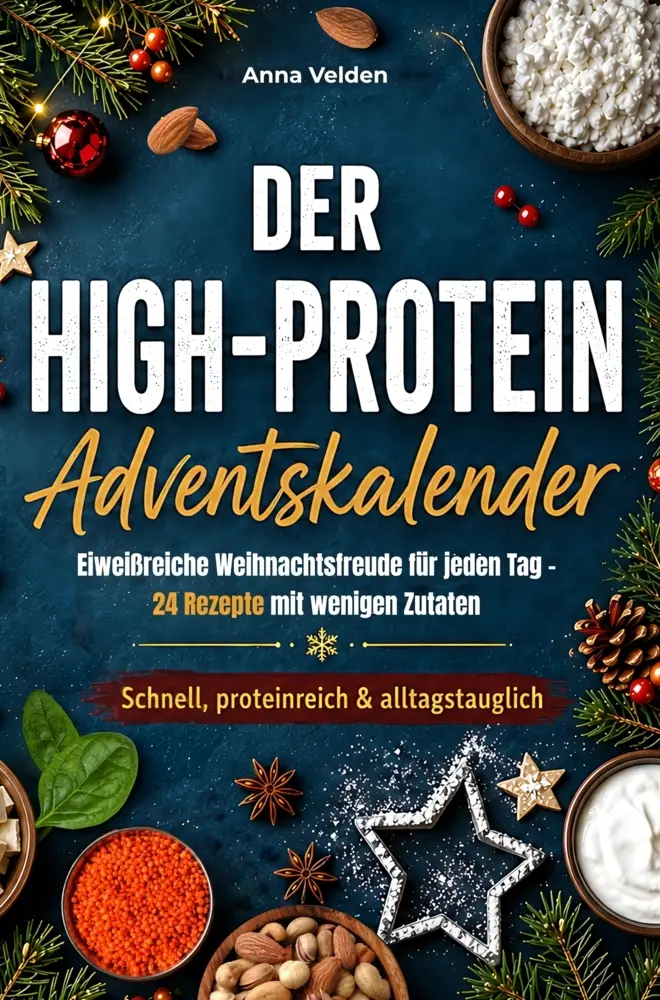 Cover: 9783912221596 | Der High-Protein Adventskalender - Eiweißreiche Weihnachtsfreude...