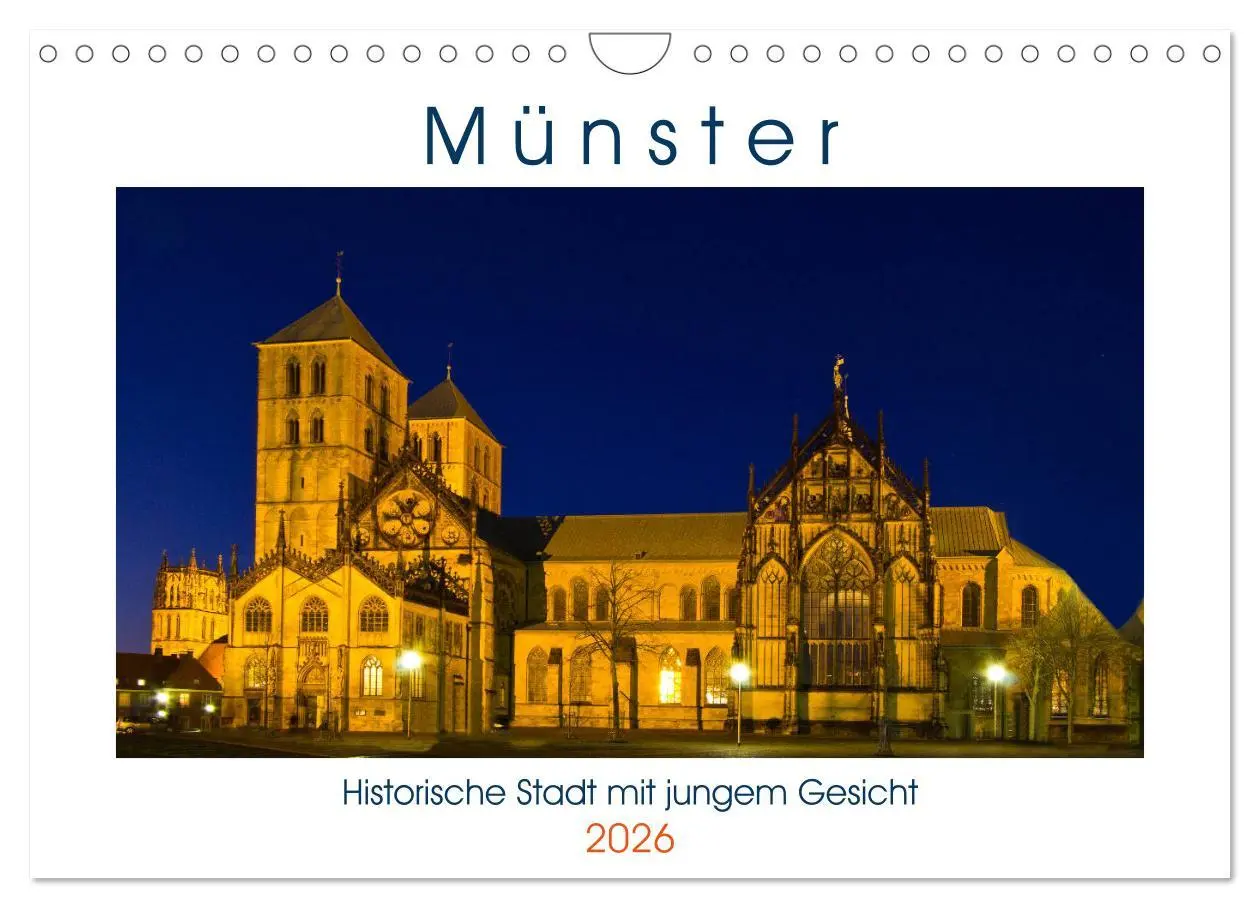 Cover: 9783516071696 | Münster - Historische Stadt mit jungem Gesicht (Wandkalender 2026...