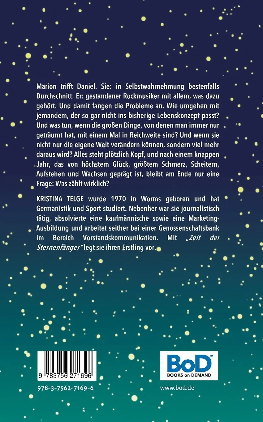 Rückseite: 9783756271696 | Zeit der Sternenfänger | Kristina Telge | Taschenbuch | Paperback