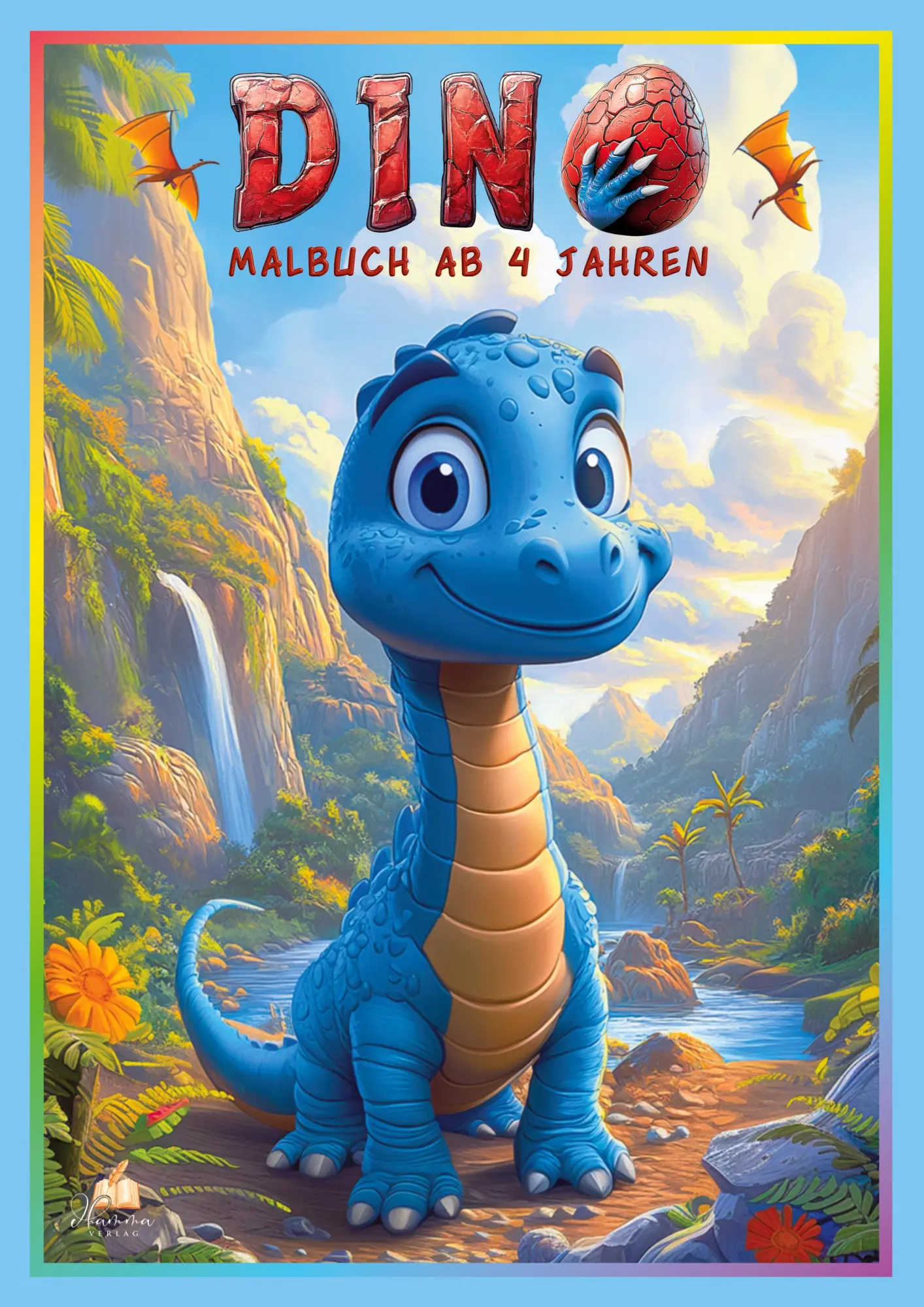 Cover: 9783986571696 | Dino Malbuch ab 4 Jahren | Josef Mickey Müller | Taschenbuch | 104 S.