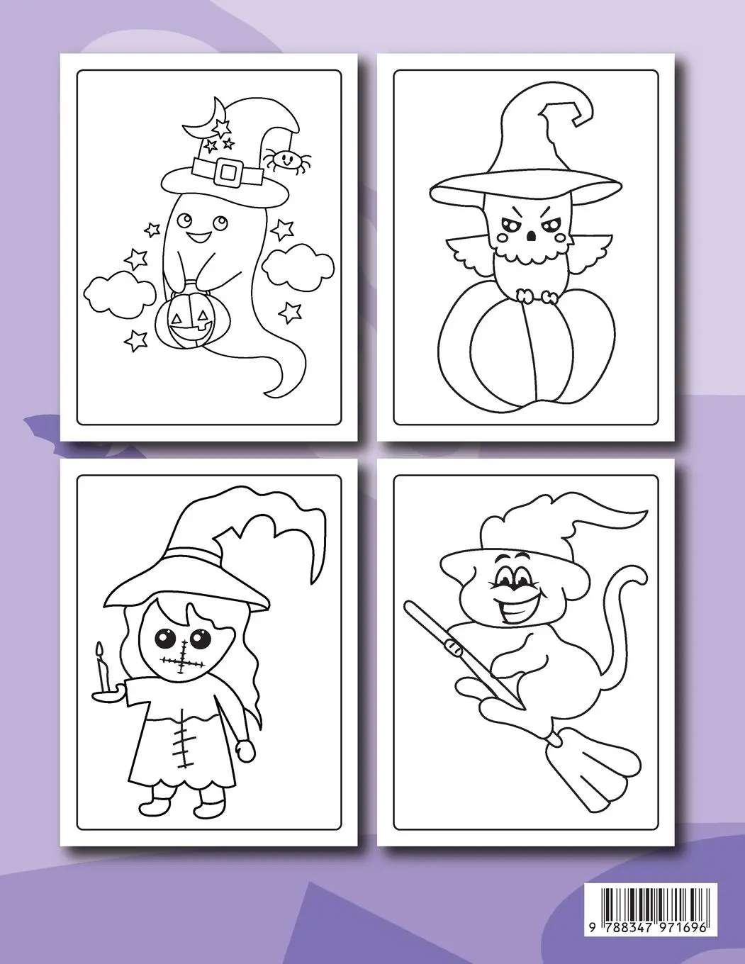 Rückseite: 9788347971696 | Toddler Halloween Coloring Book for Kids | Laura Bidden | Taschenbuch