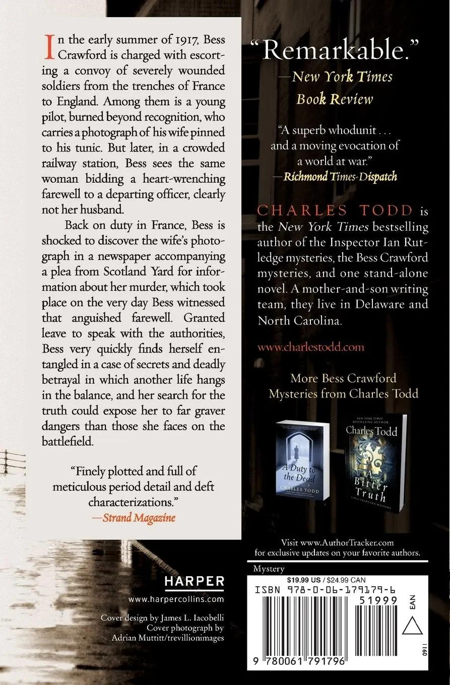 Rückseite: 9780061791796 | An Impartial Witness | Charles Todd | Taschenbuch | Englisch | 2013