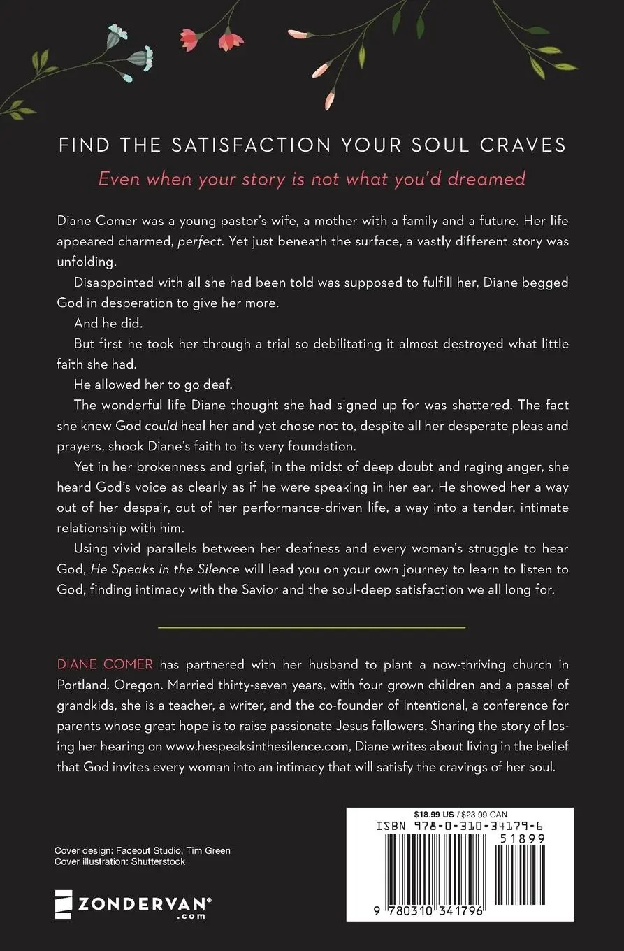 Rückseite: 9780310341796 | He Speaks in the Silence | Diane Comer | Taschenbuch | Englisch | 2016