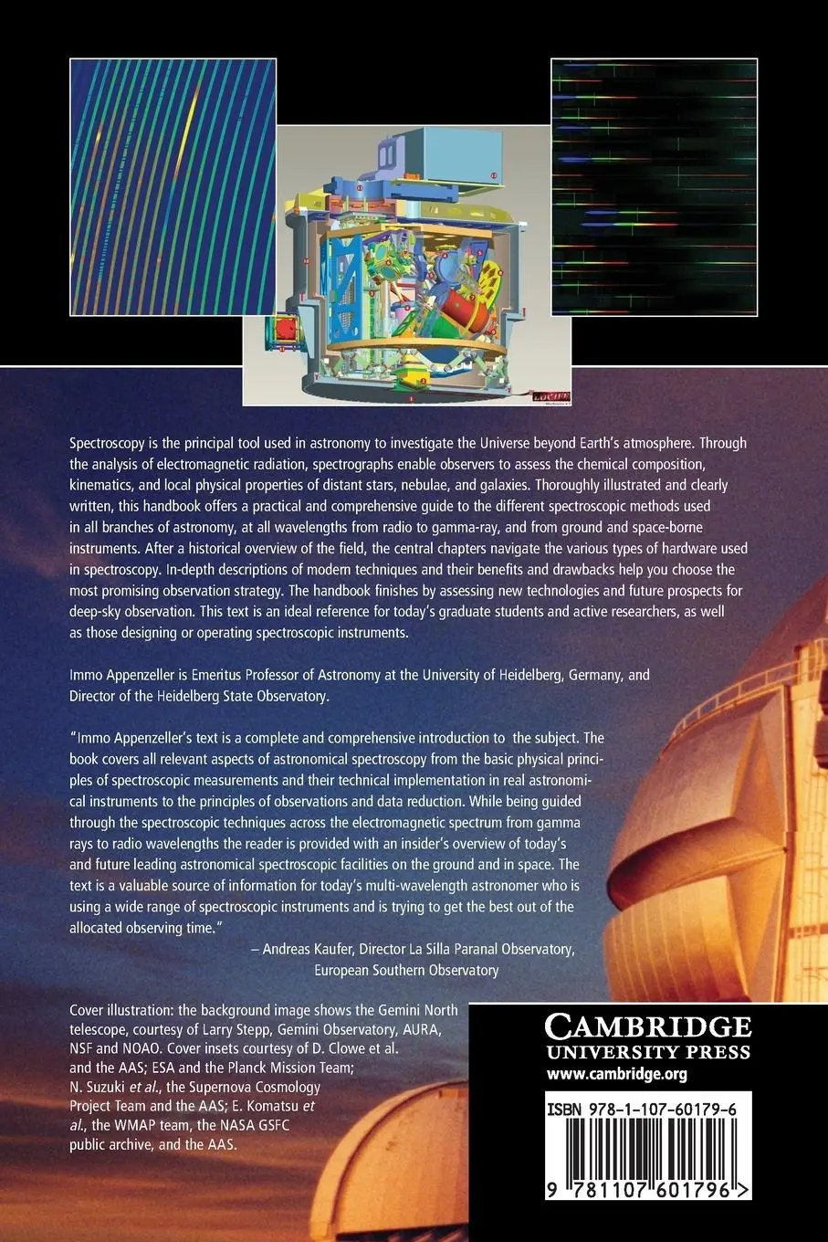 Rückseite: 9781107601796 | Introduction to Astronomical Spectroscopy | Immo Appenzeller | Buch