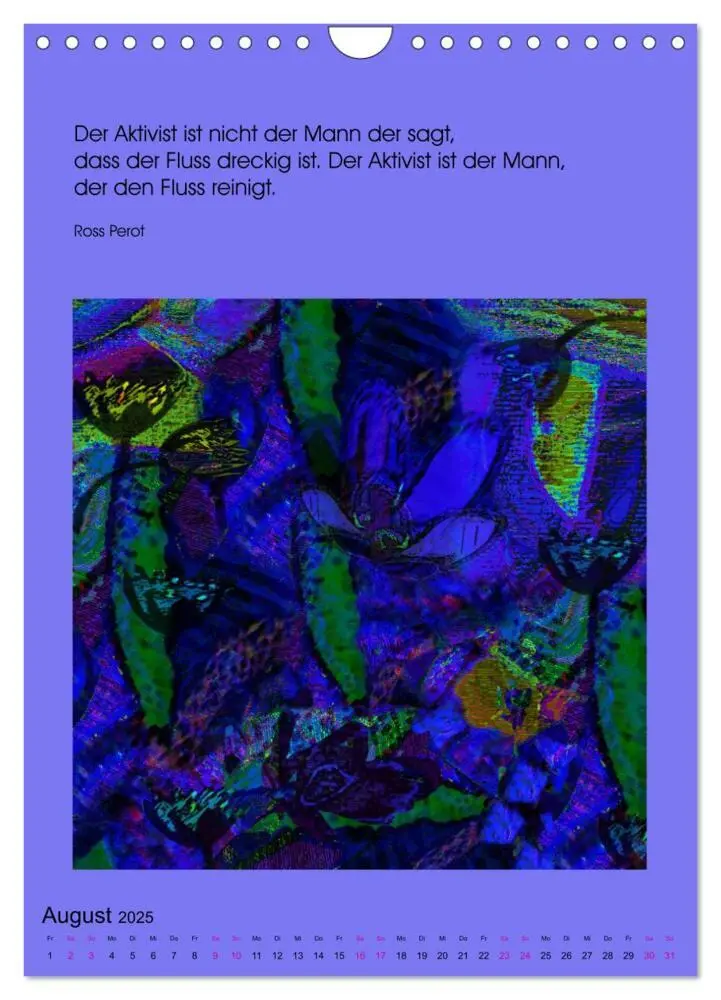 Bild: 9783435951796 | NaturVisionen (Wandkalender 2025 DIN A4 hoch), CALVENDO Monatskalender