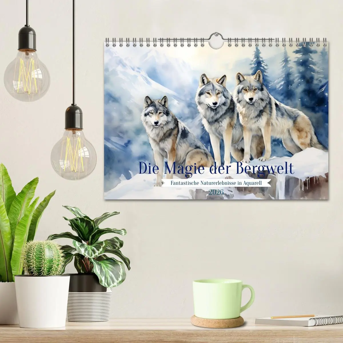 Bild: 9783457351796 | Die Magie der Bergwelt (Wandkalender 2026 DIN A4 quer), CALVENDO...