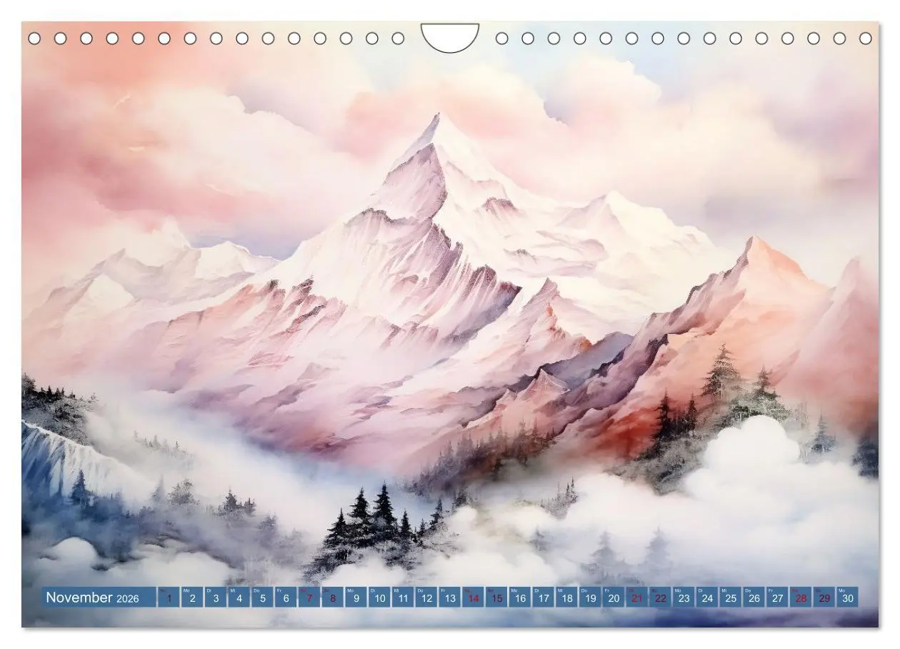 Bild: 9783457351796 | Die Magie der Bergwelt (Wandkalender 2026 DIN A4 quer), CALVENDO...