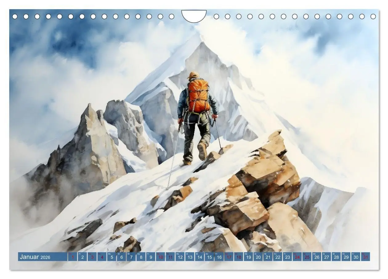 Bild: 9783457351796 | Die Magie der Bergwelt (Wandkalender 2026 DIN A4 quer), CALVENDO...