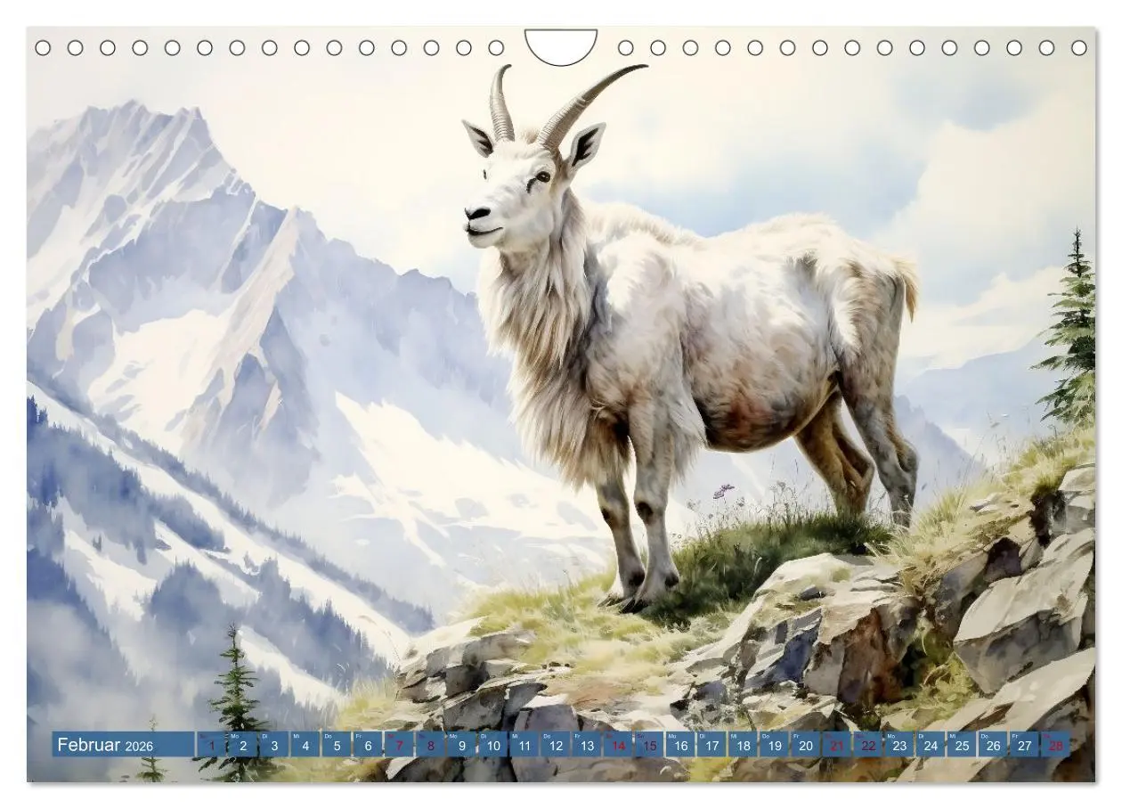Bild: 9783457351796 | Die Magie der Bergwelt (Wandkalender 2026 DIN A4 quer), CALVENDO...