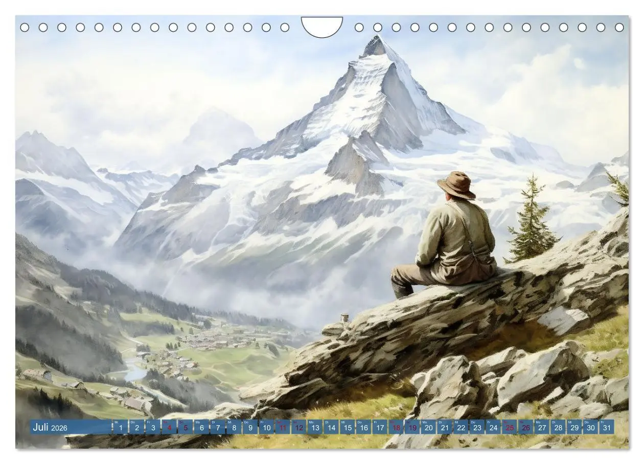 Bild: 9783457351796 | Die Magie der Bergwelt (Wandkalender 2026 DIN A4 quer), CALVENDO...