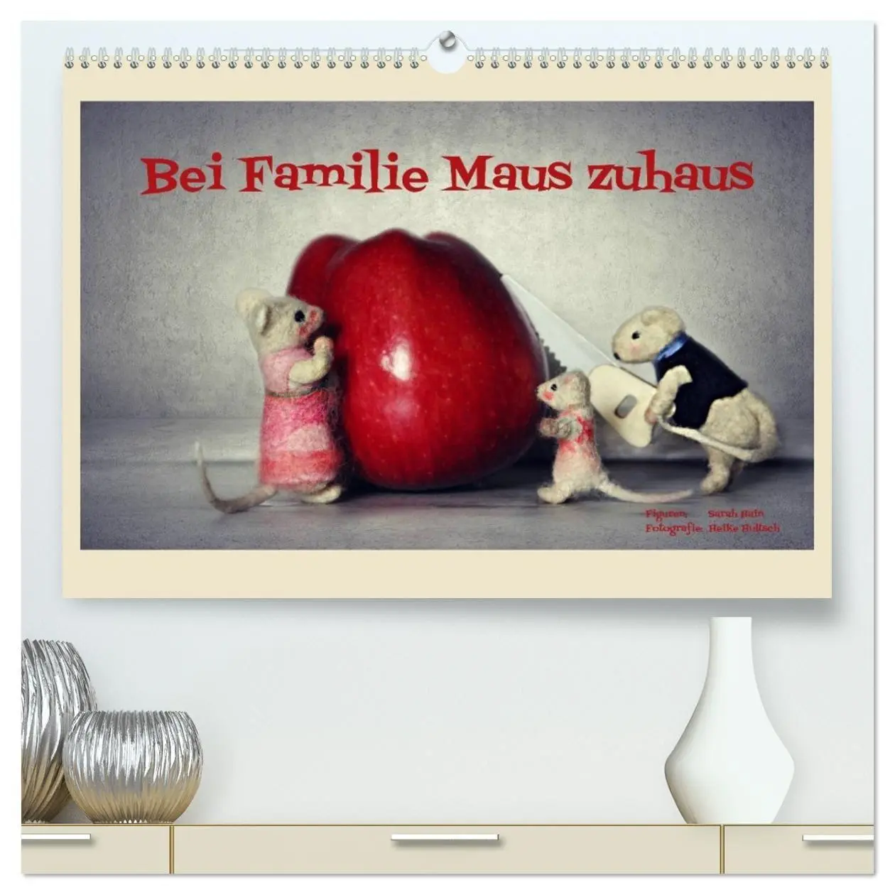 Cover: 9783516061796 | Bei Familie Maus zuhaus (hochwertiger Premium Wandkalender 2026 DIN...