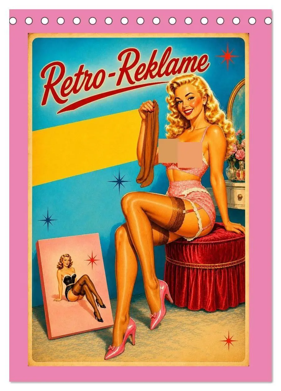 Cover: 9783594351796 | Retro-Reklame (Tischkalender 2027 DIN A5 hoch), CALVENDO...