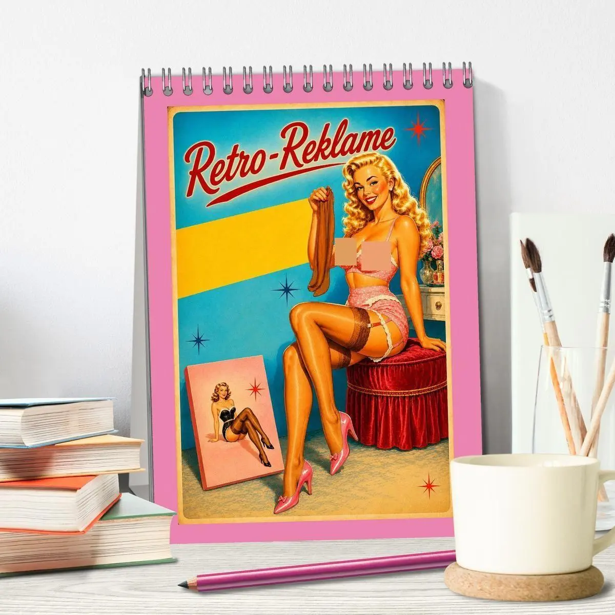 Bild: 9783594351796 | Retro-Reklame (Tischkalender 2027 DIN A5 hoch), CALVENDO...