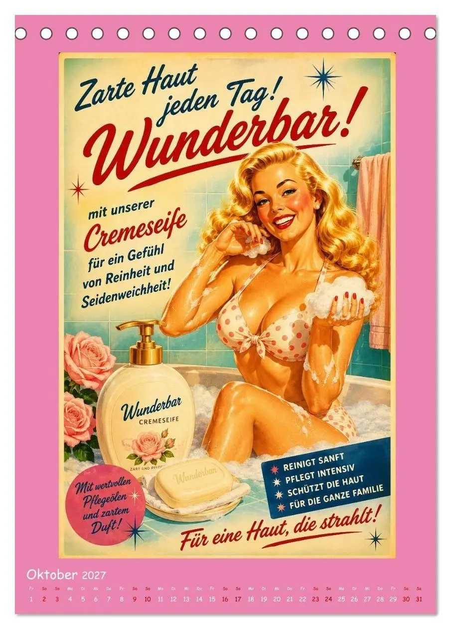 Bild: 9783594351796 | Retro-Reklame (Tischkalender 2027 DIN A5 hoch), CALVENDO...