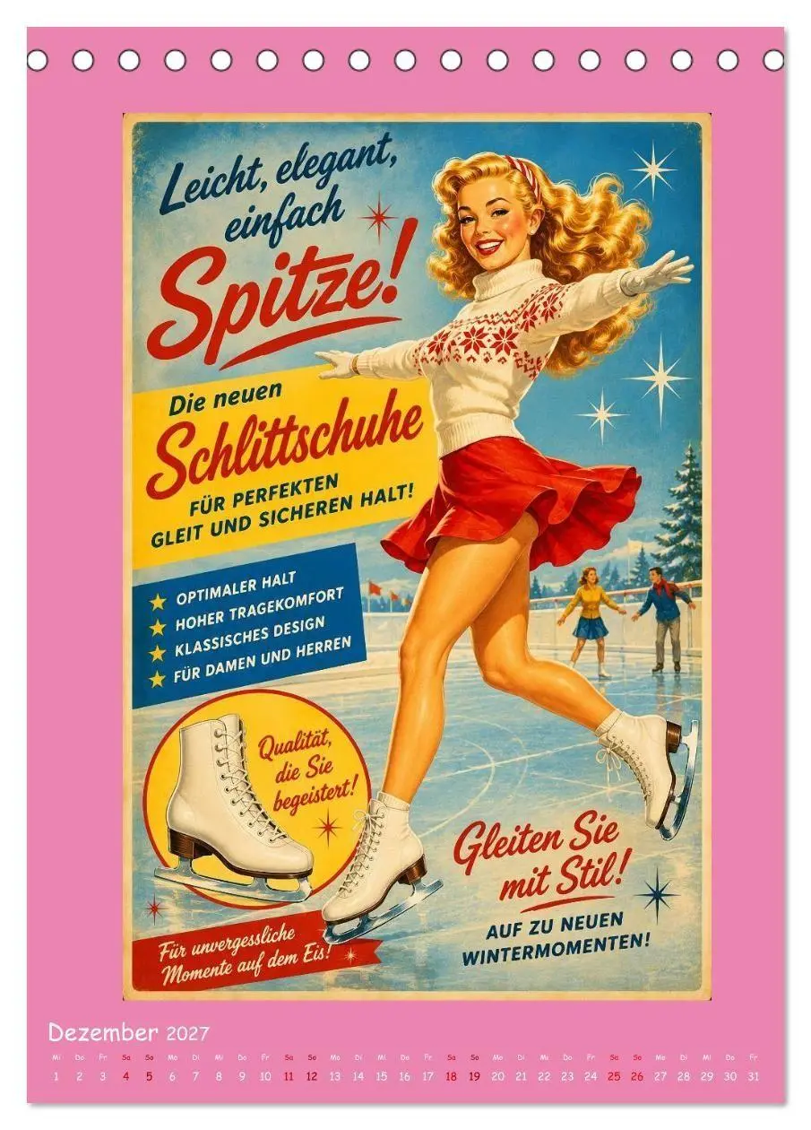 Bild: 9783594351796 | Retro-Reklame (Tischkalender 2027 DIN A5 hoch), CALVENDO...
