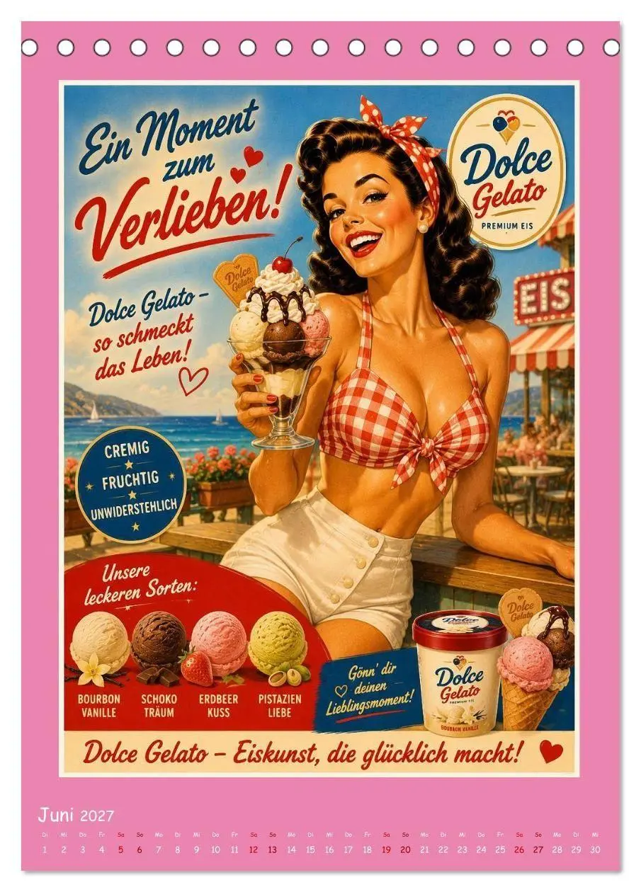Bild: 9783594351796 | Retro-Reklame (Tischkalender 2027 DIN A5 hoch), CALVENDO...
