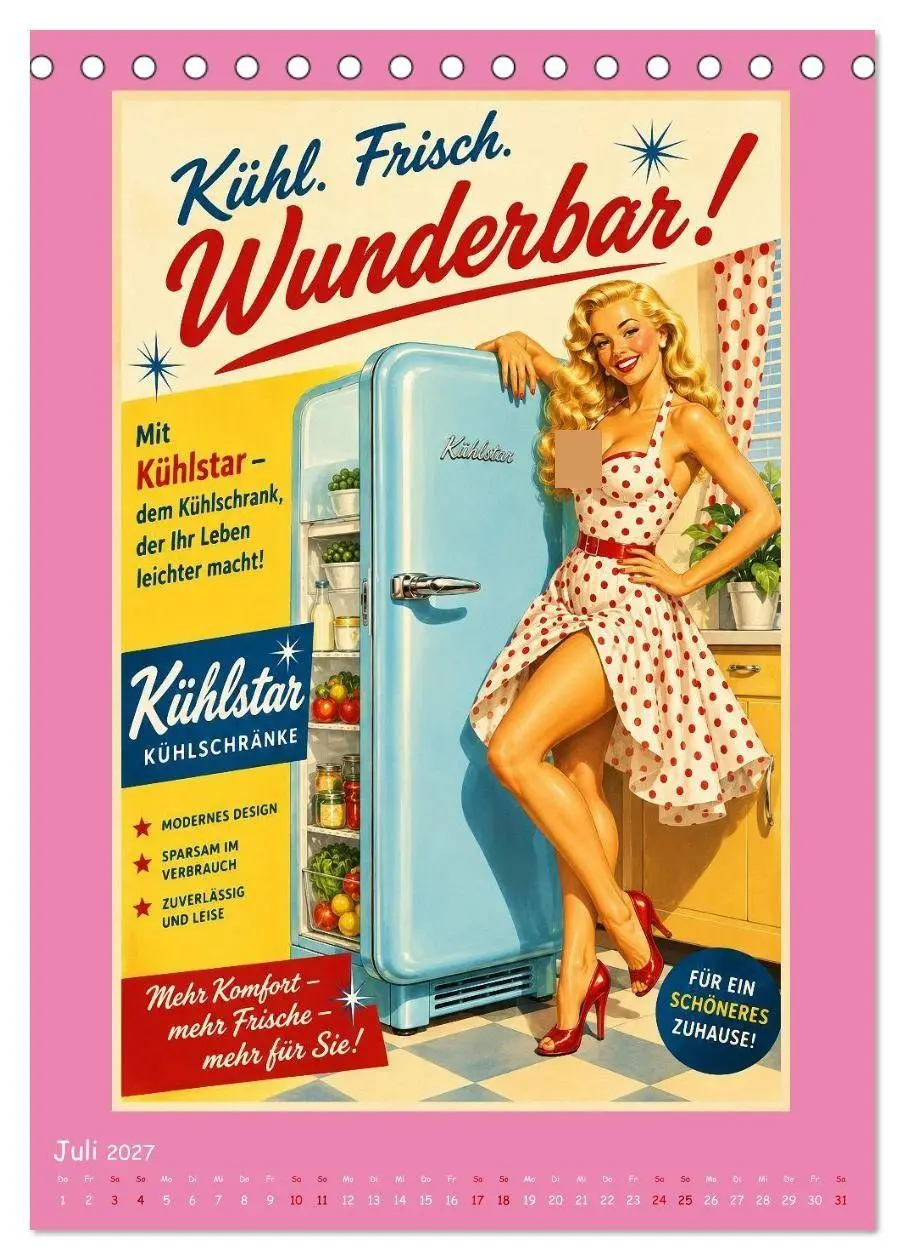 Bild: 9783594351796 | Retro-Reklame (Tischkalender 2027 DIN A5 hoch), CALVENDO...