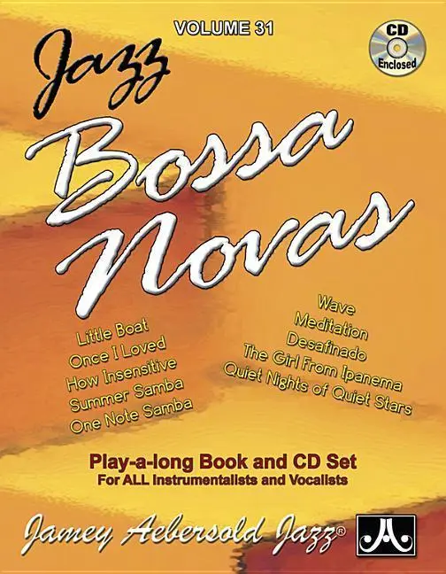 Cover: 9781562241896 | Jamey Aebersold Jazz -- Jazz Bossa Novas, Vol 31: Book &amp; Online...